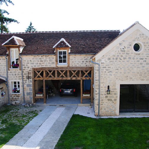 Grange après travaux transformation par Serge Gautier